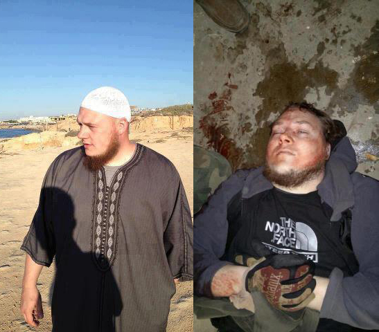 Før og efter mødet med den syriske hær. 