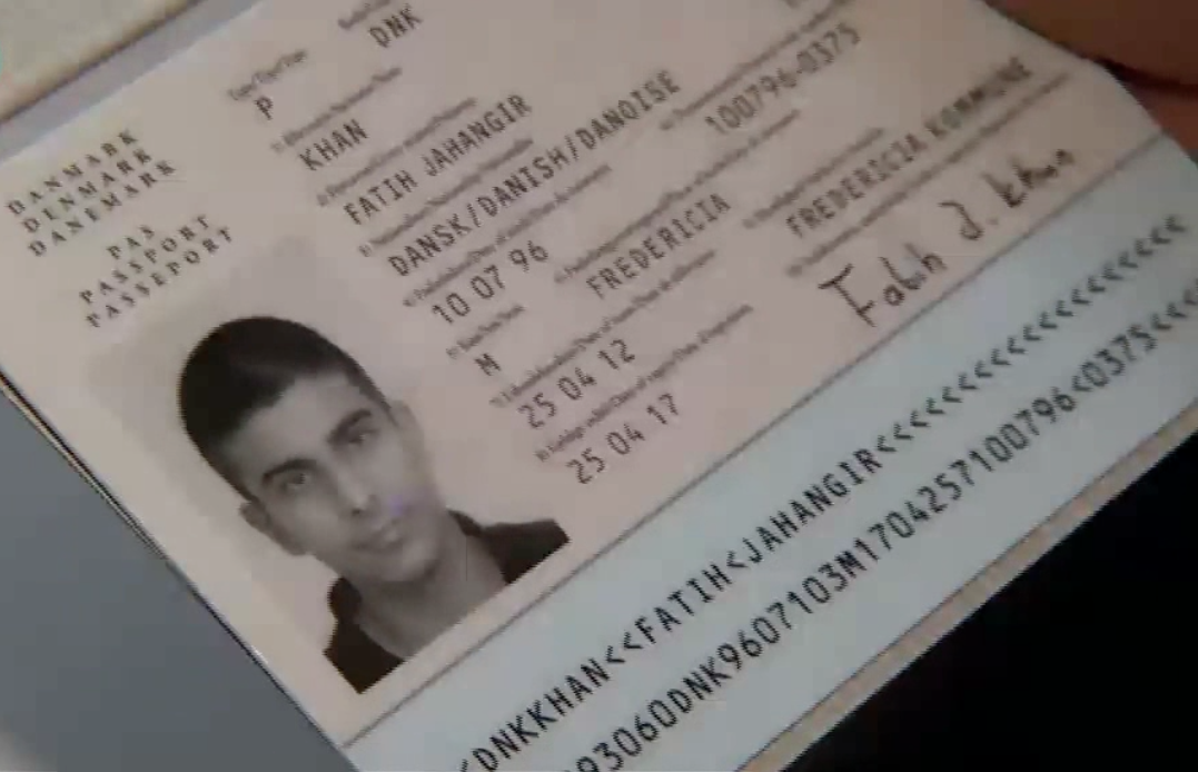 Fatih Khans danske pas. 