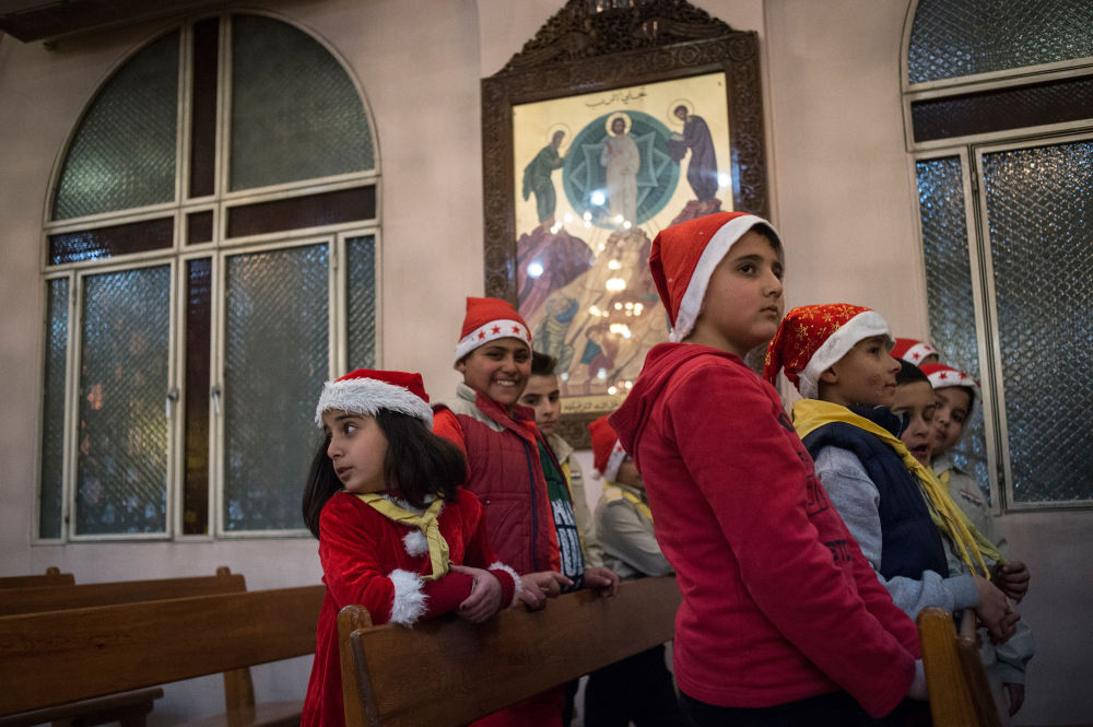 Juleaften 2015 i Damaskus. 